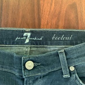 7 for all mankind bootcut rhinestone detail